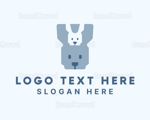 Bunny Rabbit Animal Logo