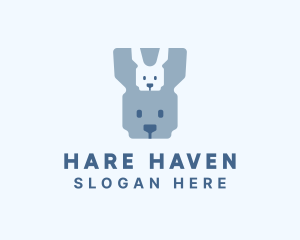 Bunny Rabbit Animal logo design