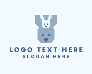 Animal - Bunny Rabbit Animal logo design