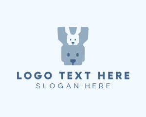 Bunny Rabbit Animal logo design