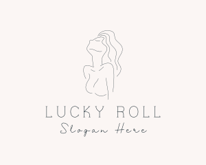 Sexy Nude Woman Logo