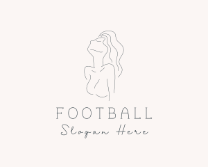 Sexy Nude Woman Logo