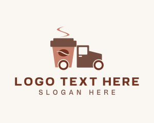 Truck - Coffee Delivery Truck logo design