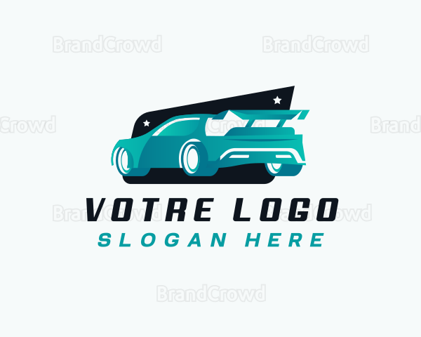 Sports Car Automotive Logo