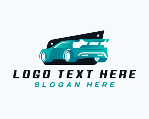 Sedan - Sports Car Automotive logo design