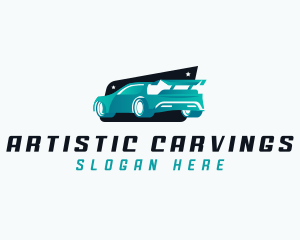 Sports Car Automotive logo design