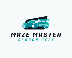 Sports Car Automotive logo design