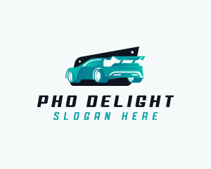 Sports Car Automotive logo design