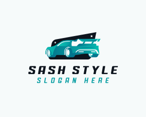 Sports Car Automotive logo design