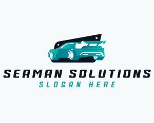 Sports Car Automotive logo design