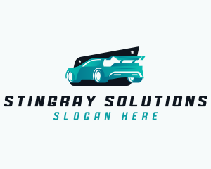 Sports Car Automotive logo design