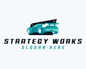 Sports Car Automotive logo design