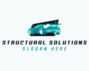 Sports Car Automotive logo design