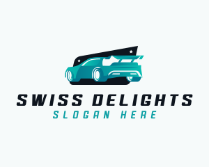 Sports Car Automotive logo design