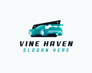 Sports Car Automotive logo design