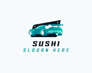 Sports Car Automotive logo design