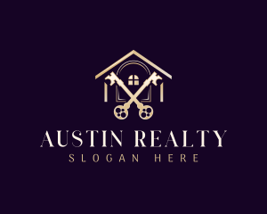 Realty Estate Key logo design