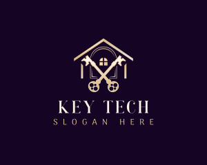 Realty Estate Key logo design