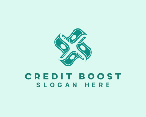 Credit - Money Cash Currency logo design