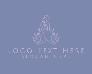 Model - Elegant Feminine Spa logo design