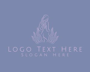 Vulva - Elegant Feminine Spa logo design