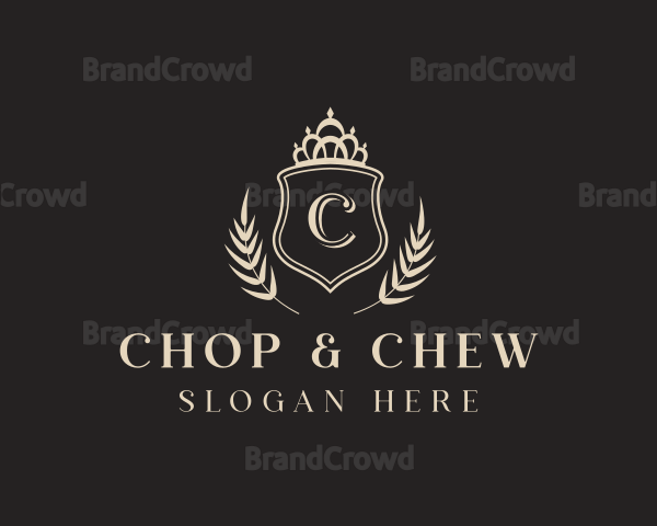Royalty Crown Crest Logo
