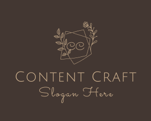 Flower Plant Wedding Planner logo design