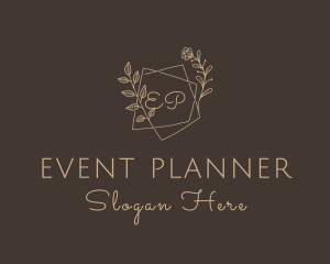 Flower Plant Wedding Planner logo design