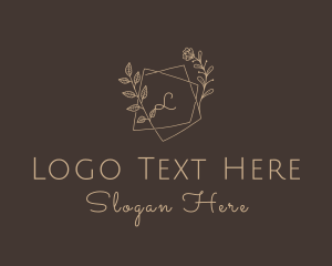 Flower Plant Wedding Planner Logo