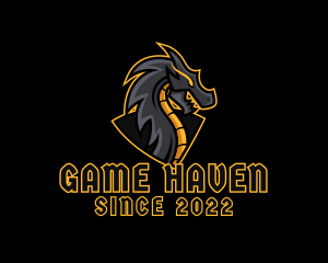 Gaming Dragon Beast logo design