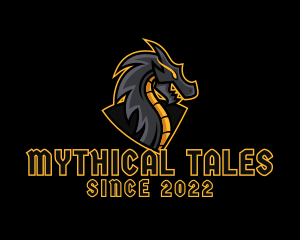 Mythology - Gaming Dragon Beast logo design