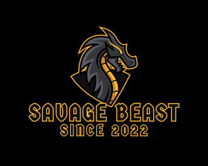 Beast - Gaming Dragon Beast logo design