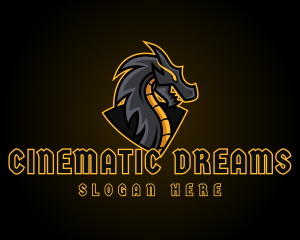 Gaming Dragon Beast Team logo design