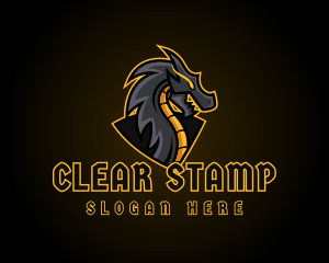 Gaming Dragon Beast Team logo design