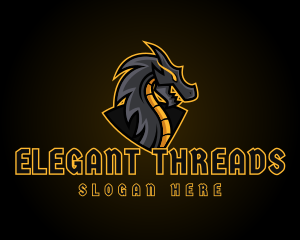 Gaming Dragon Beast Team logo design