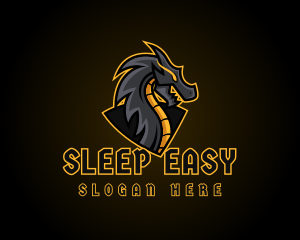 Gaming Dragon Beast Team logo design