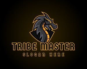 Gaming Dragon Beast Team logo design