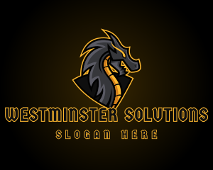 Gaming Dragon Beast Team logo design