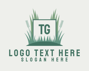 Grass Lawn Gardening Logo