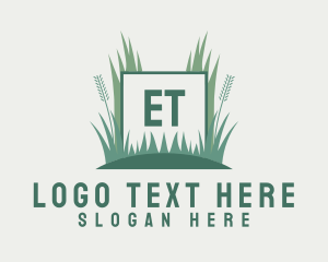 Grass Lawn Gardening logo design