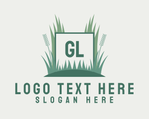 Grass Lawn Gardening logo design