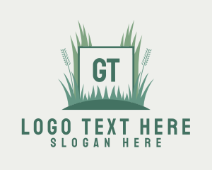 Grass Lawn Gardening logo design