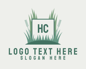 Grass Lawn Gardening logo design