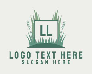 Garden - Grass Lawn Gardening logo design