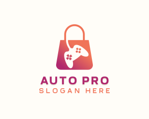 Mall - Video Game Shopping Bag logo design