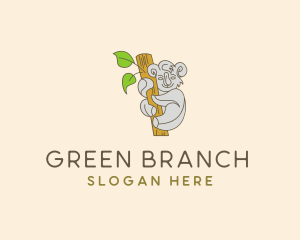 Branch - Tree Branch Koala logo design