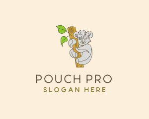 Tree Branch Koala logo design