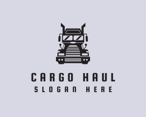 Freight Trucking Transportation logo design