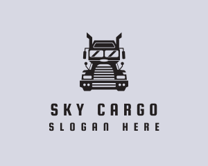 Freight Trucking Transportation logo design