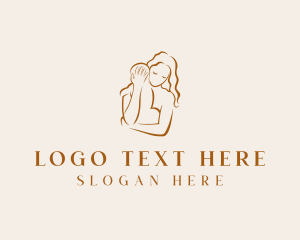 Breastfeeding - Mother Child Care logo design